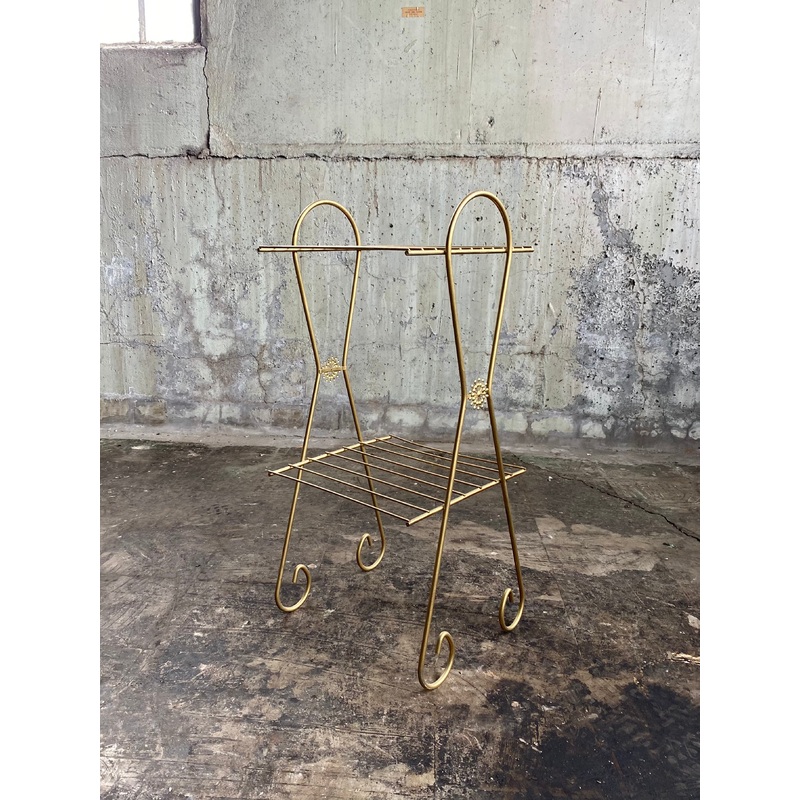 Vintage Mid-Century Record and Plant Stand