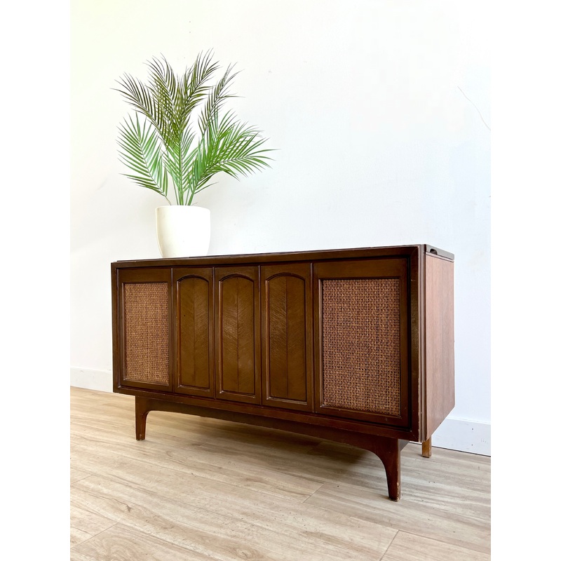Vintage Mid Century Record Console