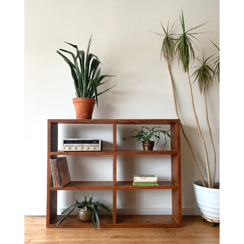 Vintage Record Shelf