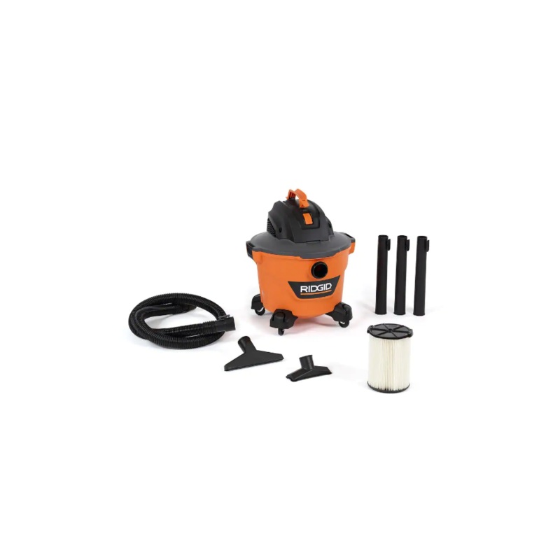 RIDGID HD09001 9 Gal. 4.25-Peak HP NXT Wet/Dry Shop Vacuum with Filter, Hose and Accessories
